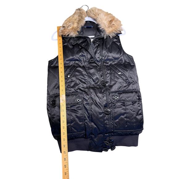 Ralph Lauren Down Vest Fur Trim Womens - size Small - Picture 4 of 10